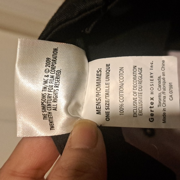 🍺Men's 1 size Bart Simpson Vintage collectors cap🍻 - Picture 3 of 6